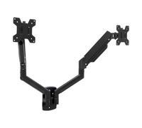 Soporte para monitor TooQ LP1434TNR-B doble brazo gas, VESA, inclinable, negro