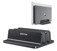 Soporte para monitor [versión de base actualizada] Soporte vertical para computadora portátil, OMOTON doble