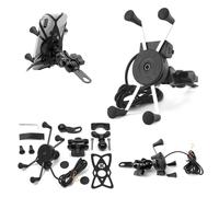 SOPORTE PARA MOTO TIPO RAM XL USB CON CARGADOR USB PARA MANILLAR Y RETROVISORES