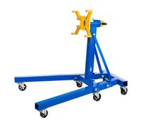 Soporte para motores - 900 kg - 6 ruedas - giratorio 360° - brazos de montaje ajustables - base en forma de A | MSW