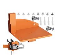 Soporte para motosierra para tractor | Soporte de pared para soplador de espalda - Ganchos de almacenamiento para herramientas de garaje, taller, jardín, camión, remolque y almacenamiento de leña