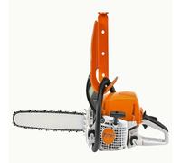 Soporte para motosierra - Soporte de pared de acero inoxidable 304, con recubrimiento de polvo naranja, compatible con Stihl 009 011 2