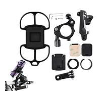 Soporte para Móvil de Bici - Pinza Universal Giratoria 360 Grados con Amortiguación - Sujetador Para Manillar | Para Navegación GPS, Ver y Grabar Video, Streaming En , Video Llamadas y Conducción en