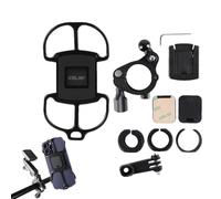 Soporte Para Móvil De Bicicleta Pinza Universal Ajustable Con Absorción De | Sujetador Para Manillar Para Navegación GPS, y Grabar Video, Streaming En , Video Llamadas y Conducción en