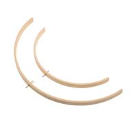 Soporte para Móvil de Cuna de Bambú, Ajustable Estructura Curvada | Montaje DIY Sencillo, Superficie Lisa sin Acabado, Bordes Redondeados, Apoyo Estable para Habitaciones Infantiles