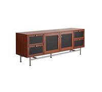 Soporte para Mueble de TV Mueble De TV De Madera Maciza De Estilo Antiguo Nórdico, Mueble De Almacenamiento Retro For Sala De Estar Y Hogar Gabinete de Televisión para Centro de Entretenimie