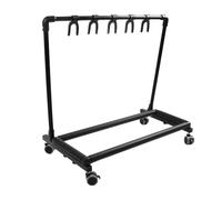 Soporte para Múltiples Guitarras con Ruedas para Fácil Movimiento y Diseño que Ahorra Espacio Adecuado para Múltiples Guitarras Construcción de Metal y EVA (A las 11W)