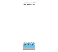 Soporte para notas adhesivas, madera para prevención de caídas | What A | Tablero de mensajes, accesorios de escritorio de oficina, trabajo, estudio, dormitorio, sala de estar, escuela, dormitorio
