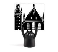 Soporte para notas de la catedral de Colonia de Alemania, diseño de gato negro