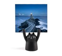 Soporte para notas, diseño de torre oscura con diseño de gato negro