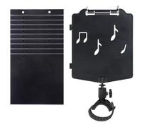 Soporte para notas musicales, soporte ligero y ajustable para libros de música, 8.8 x 6.9 x 1.97 pulgadas, soporte de práctica de músico para flauta, trompeta, clarinete, oboe