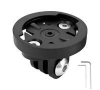 Soporte para ordenador de bicicleta Gopro para Garmin - Adaptador universal Combo, compatible con Garmin Edge, distancia entre orificios de 22 mm, soporte para cámara y soporte de luz de bicicleta