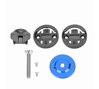 Soporte para Ordenador de Bicicleta Kit de Tapa de Vástago de Aluminio Resistente para Bicicletas de Montaña Cat Eye Bryton ViGPSPORT Negro (Blue)