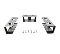 Soporte para ordenador portátil debajo del escritorio,Organizador Estante De Aluminio,Con Adhesivo Y Tornillos Soporte Dispositivos Bajo Escritorio Con Silicona Antiarañazos | Para Oficina Doméstica