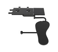 Soporte para ordenador portátil, soporte de escritorio con movimiento completo, abrazadera para silla, soporte para teclado de 360°, con moción, abrazadera para teclado con alfombrilla de ratón,