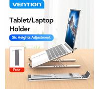 Soporte para ordenador portátil Vention para Macbook Air Pro, soporte plegable de aluminio para portátil, soporte Vertical para tableta MacBook Pro ABS
