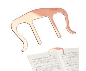Soporte para páginas de libros, marcador de página de música, clips de marcador portátiles, soportes de partituras para piano, teclado, soportes y libros