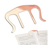 Soporte para páginas de libros, marcapáginas de música, clips de libro para sostener abierto, soporte para lectura de pianos, aula, escuela, soporte de sábanas