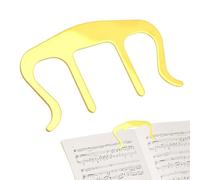Soporte para páginas de libros, marcapáginas de música, clips de libro para sostener abierto, soportes de música, lectura de pianos, aula, escuela, soporte de sábanas