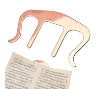 Soporte para páginas de libros, marcapáginas de música, clips de libro para sostener abierto, soportes de música, lectura de pianos, aula, escuela, soporte de sábanas