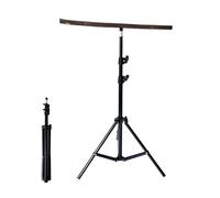Soporte para pájaros, poste de entrenamiento de 25 pulgadas, percha de madera de hierro, base de trípode ajustable para mascotas, pájaros, uso en interiores y exteriores, compacto, plegable, seguro y