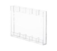 Soporte para pajitas de acrílico - Organizador de pajitas | Dispensador de paja, 25 x 10 x 15 cm, almacenamiento autoadhesivo, dispensador transparente para reuniones en la escuela, en el aula, en el