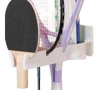 Soporte para paletas de tenis de mesa, estante de pared para tenis,Colgador de bate de tenis de mesa montado en la pared | Organizador de exhibición de raqueta multifuncional, gancho colgante de raque