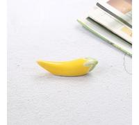 Soporte para palillos, 4 piezas de soportes for palillos chinos con forma de chile, soporte de cerámica for palillos chinos, cuchara, tenedor, palillos, decoración de mesa de comedor for el hogar, ado