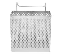 Soporte para Palillos de Acero Inoxidable Cubiertos Colgantes Cesta Secado Escurridor Vajilla con Utensilio Cocina (A)