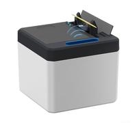 Soporte para palillos de dientes eléctrico, dispensador de palillos de dientes con sensor automático inteligente, creativo para caja de almacenamiento inteligente para comedor de cocina (negro)