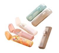 Soporte para palillos de dientes y , organizadora translúcida, organizador de viaje portátil, para oficina, hotel, coche, hogar, boda, , mujeres y adultos
