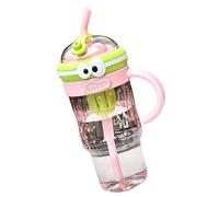 Soporte para palillos de paja, taza de hielo grande, botella de agua con asa para cámper, multiusos, equipo de camping para niñas