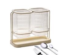 Soporte Para Palillos Para Lavavajillas,Organizador De Cubiertos,Caja De Almacenamiento Para Cubiertos - Para Cucharas, Tenedores, Encimera, Rústico, Cocina, Fregadero, Gabinetes, Escritorio, Interior