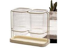 Soporte para palillos para lavavajillas, organizador de utensilios de | Organizador de tenedores, cucharas, palillos, tenedor, soporte organizador para granja, encimera, Home Co