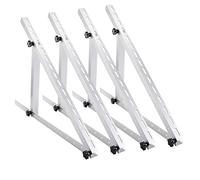 Soporte para panel solar, 1140 mm, 4 unidades, 45 pulgadas, para 2 módulos solares, montaje de techo, soporte de 100 - 1200 W