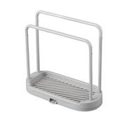 Soporte para paño de cocina - 20,5 x 9,5 x 20,5 cm PP, organizador de bandeja para fregadero de cocina | Perfecto para almacenar esponjas, secar paños de cocina, organizador, ahorrar espacio