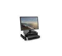 Soporte para pantalla - Ewent - EW1280 - Altura ajustable - Cajón integrado - Negro