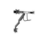 Soporte para pantalla StarTech.com ARMSLIMDUAL2USB3 - 2 puertos USB 3.0 - Soporte de escritorio robusto (2 monitores, alturas sincronizadas)