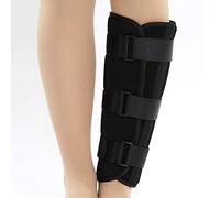 Soporte para pantorrilla, soporte de férula nocturna, soporte de articulación, ortesis de fractura de tibia y peroné, correa de fijación externa ajustable, protector de cinturón, izquierda-S