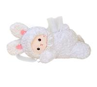 Soporte para pañuelos de coche, dispensador de toallas de papel, diseño de conejo, soporte de de pañuelos de felpa para coche, para reposacabezas de camión, visera, consola, reposabrazos