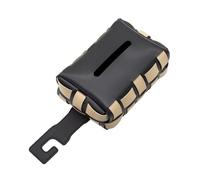 Soporte para pañuelos de coche, funda para caja de pañuelos para asiento trasero de coche, soporte dispensador de servilletas de piel sintética, diseño de gancho, funda de pañuelos para automóvil, SUV