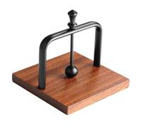 Soporte para pañuelos de estilo retro, diseño resistente al viento, construcción de madera maciza para uso en interiores y exteriores, accesorio de mesa de comedor a prueba de viento