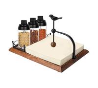 Soporte para pañuelos de madera, organizador de servilletas de madera, soporte de servilletas rústico, soporte de servilletas de madera hecho a mano, soporte de servilletas de madera estilo granja