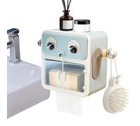 Soporte para pañuelos | Dispensador para toallas, dispensador moderno, ahorro de espacio, antipolvo con ventosa para baño, casa, cocina, hotel