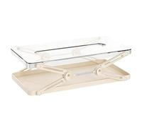 Soporte para pañuelos faciales | Almacenamiento multiusos ajustable, dispensador de servilletas para baño, para comedores, soportes de TV, aparadores, bodas, garajes, talleres, cocinas