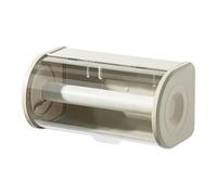 Soporte para pañuelos, soporte de papel de cocina, caja de pañuelos con tapa, dispensador de pañuelos montado en la pared, elegante soporte para rollo de toallas de papel con tapa para cocina y baño,
