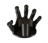 Soporte para papel higiénico, 1 paquete de dispensador de rollo higiénico, instalación sin taladro, organizador compacto de almacenamiento de baño para uso doméstico (negro)