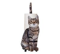 Soporte para papel higiénico con forma de gato, regalo de inauguración de la casa y solución para organización del hogar, para familia, amigos y amantes de los animales