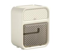 Soporte para Papel Higiénico Doble Capa, Montaje en Pared Sin Taladro, Plástico Resistente, Diseño Elegante y Funcional - Almacenamiento Extra, Fácil Instalación, Uso en Baños y