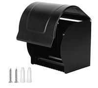 Soporte Para Papel Higiénico, Soporte Para Papel Higiénico Negro Resistente Al Agua, Soporte Para Rollo De Papel Higiénico De Aleación De Aluminio, Soporte Para Papel Higiénico A Prueba De Perros Y Ga